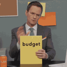 A man doesn't care about budget