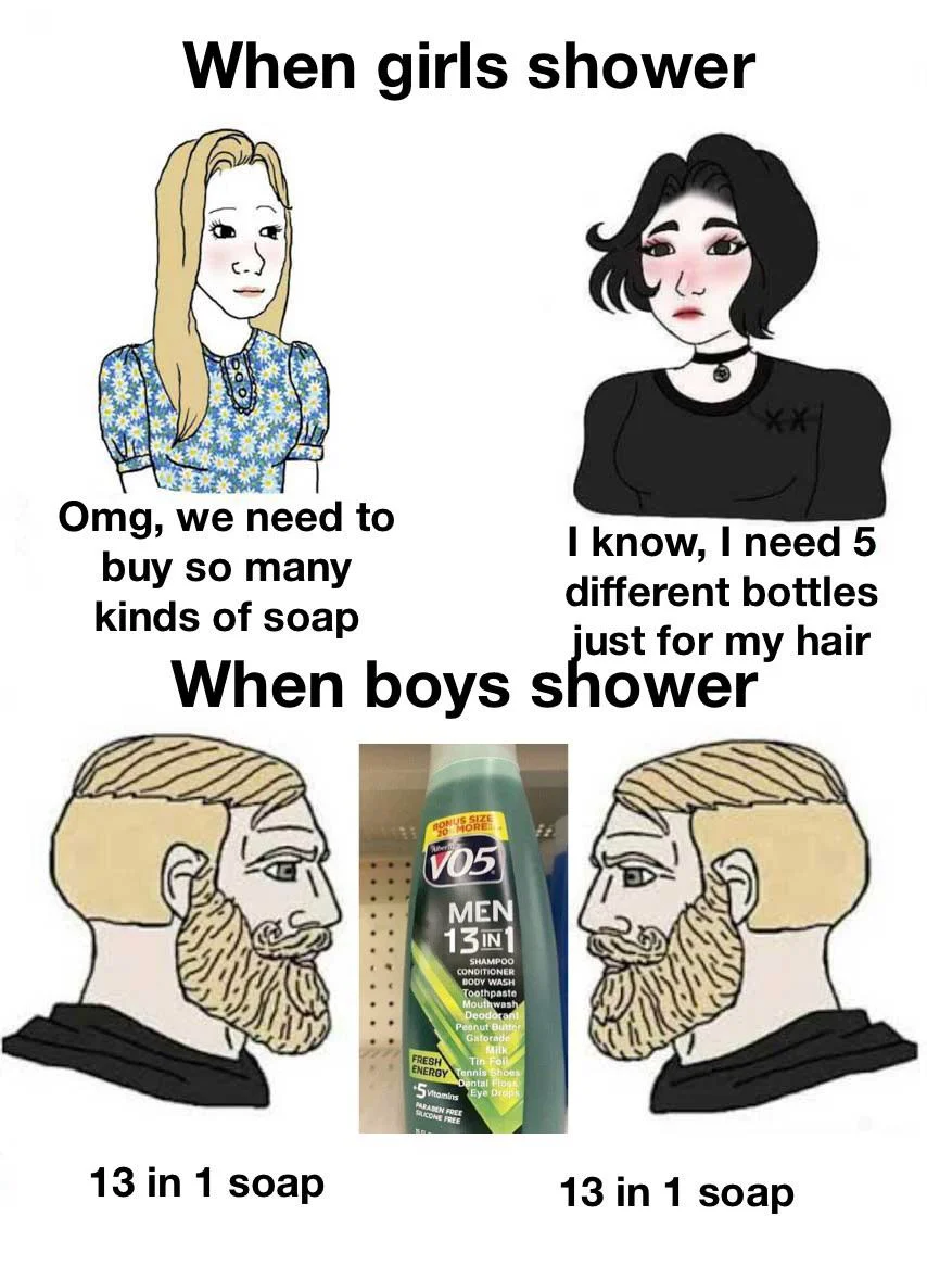 soap for girls and boys is like an apps for different people 