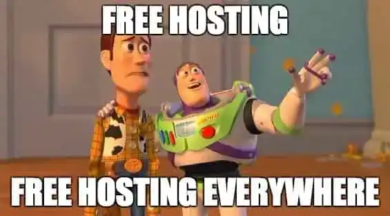 free hosting meme