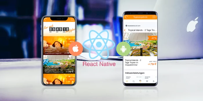 React Native application on different devices