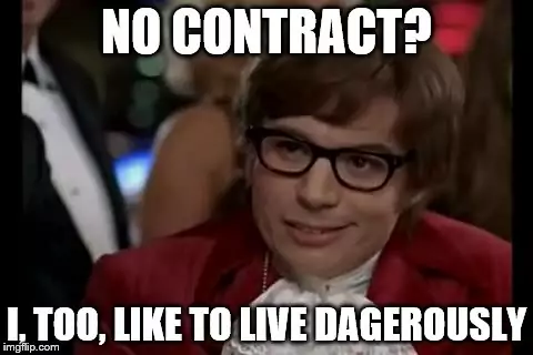 contract is necessary  