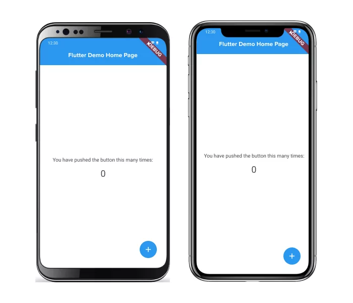 An Flutter built application on iOS and Android devices