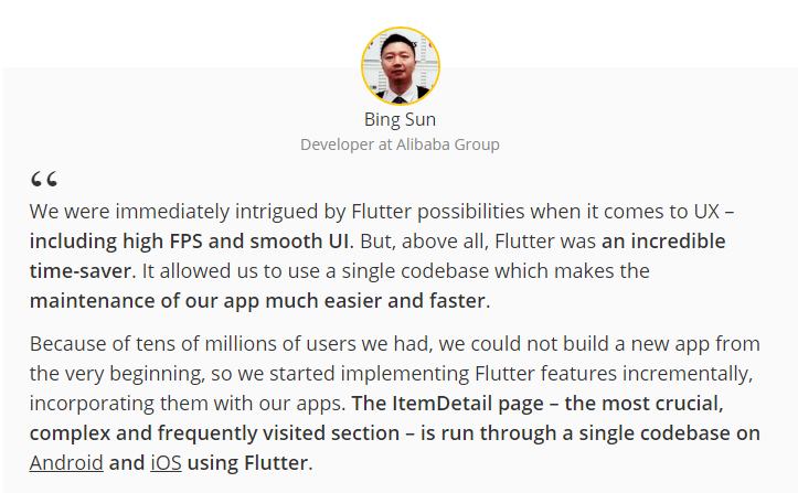 benefits of flutter app development
