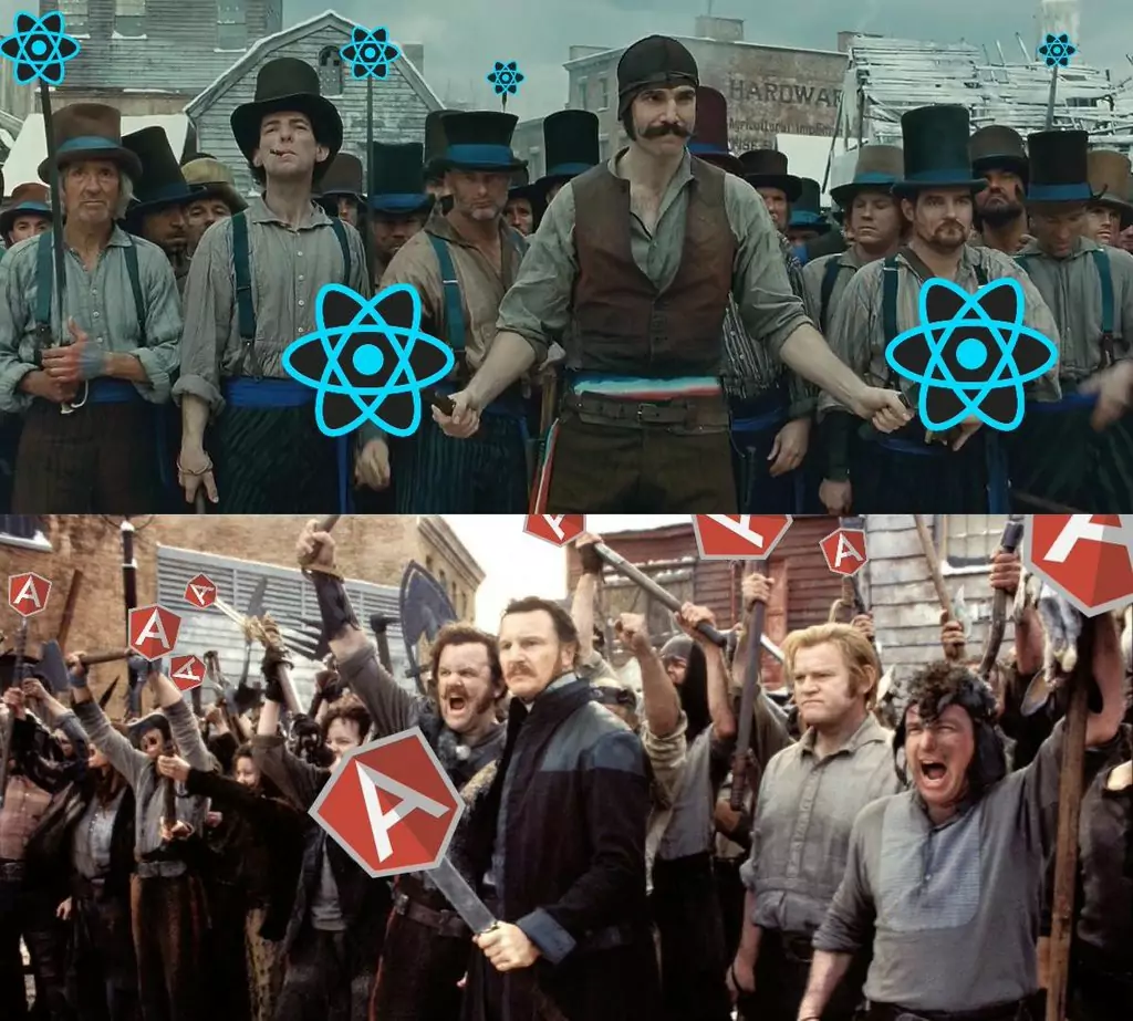 react.js vs angular