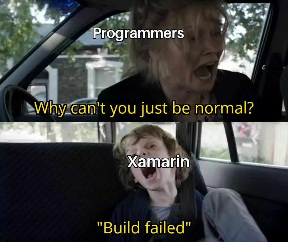 joke about xamarin