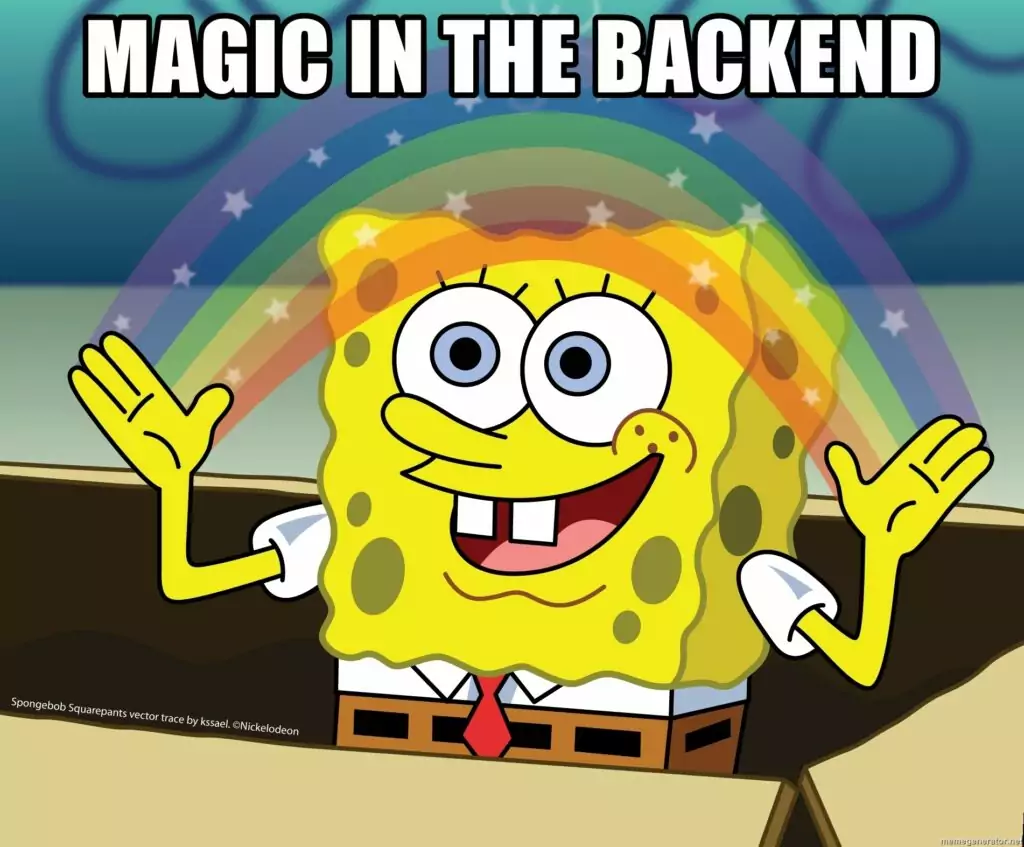 magic in the backend