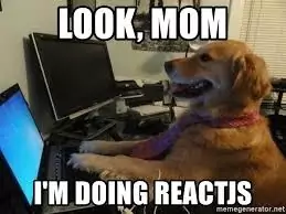 look i'm doing react js