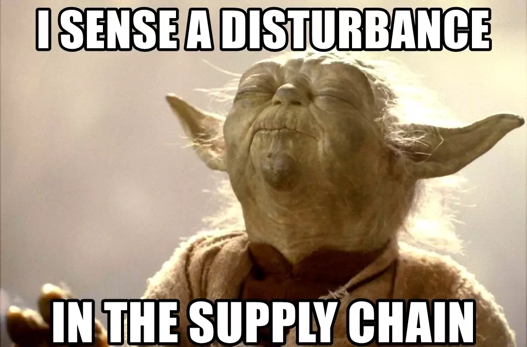 i sense a disturbance in the supply chain mem