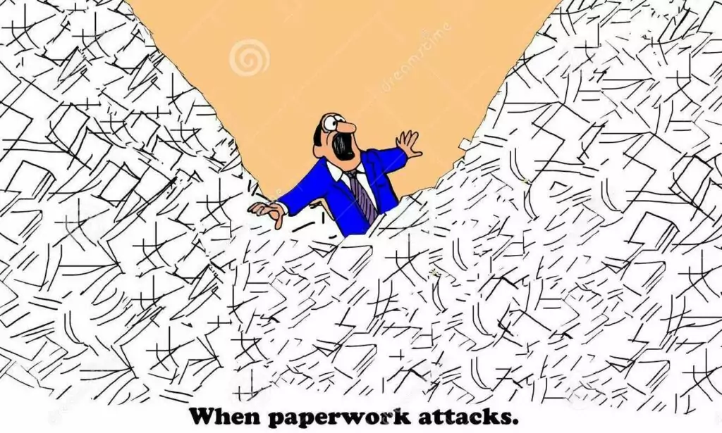 when paperwork attacks