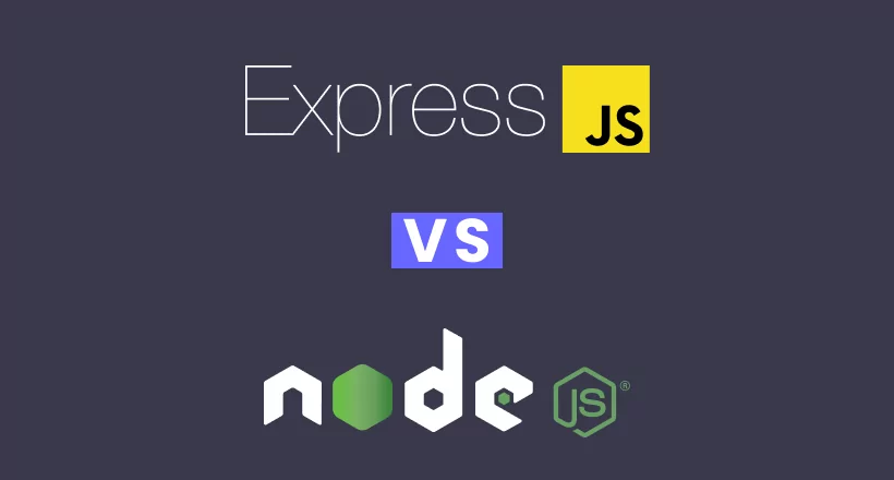 Express JS vs Node JS Blog Article Cover
