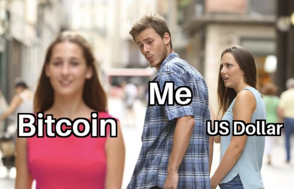 bitcoin vs dollar