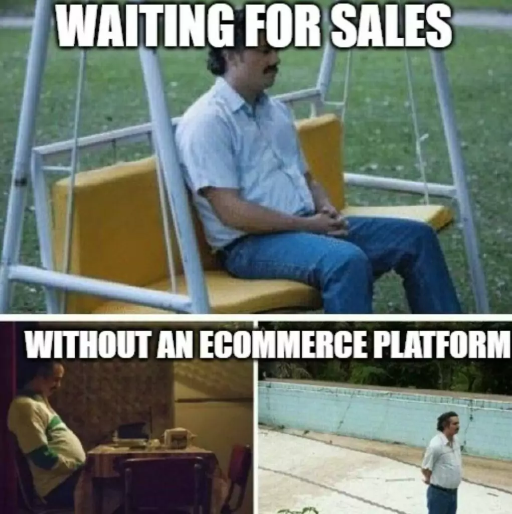 Waiting for sales meme