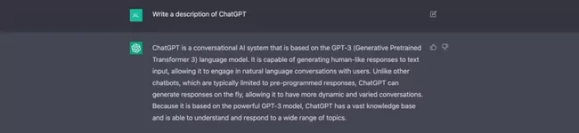 During a chat with GPT 3, you can find out what it thinks about itself. 