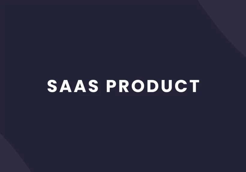 SaaS product