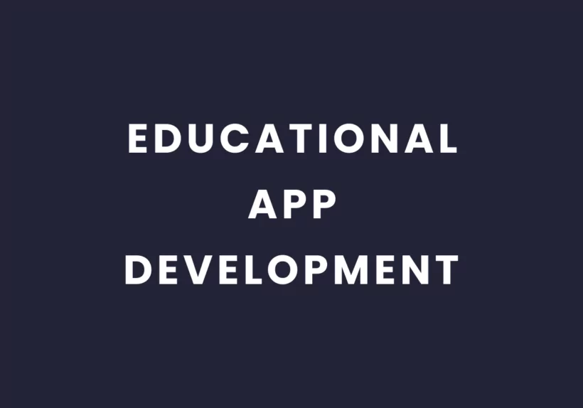 Educational App Development