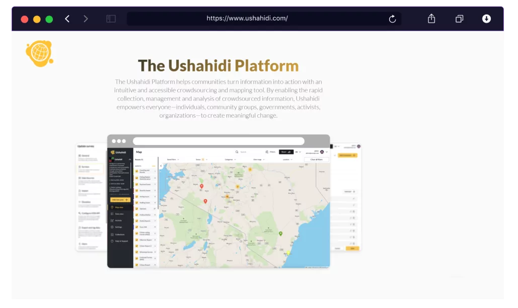 ushahidi case study website