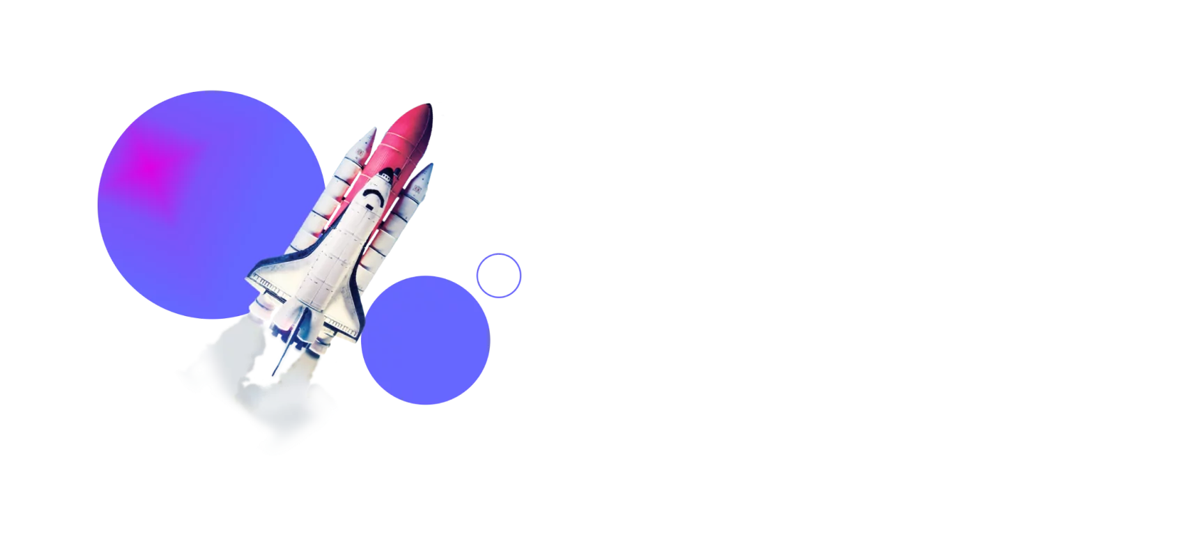 rocket taking off