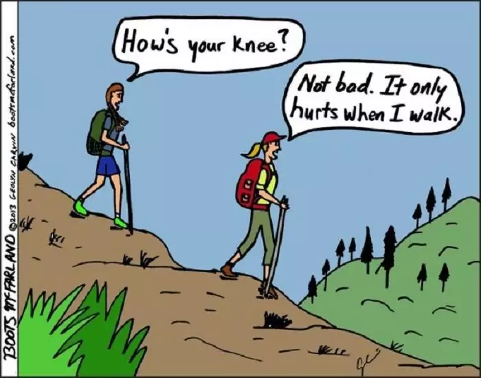 mem - hiking hurts