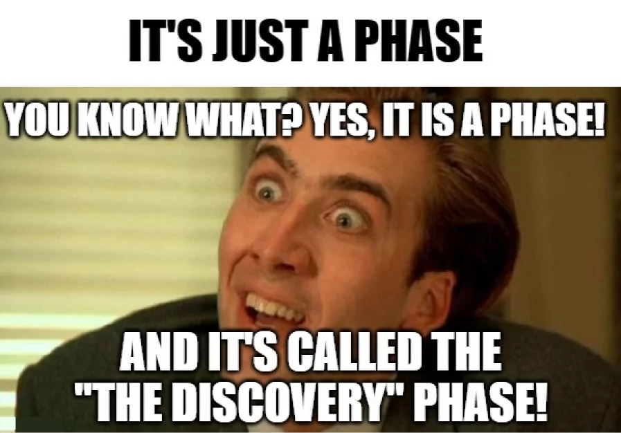 discovery phase for social media app