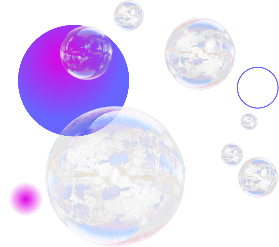 bubbles on the circles