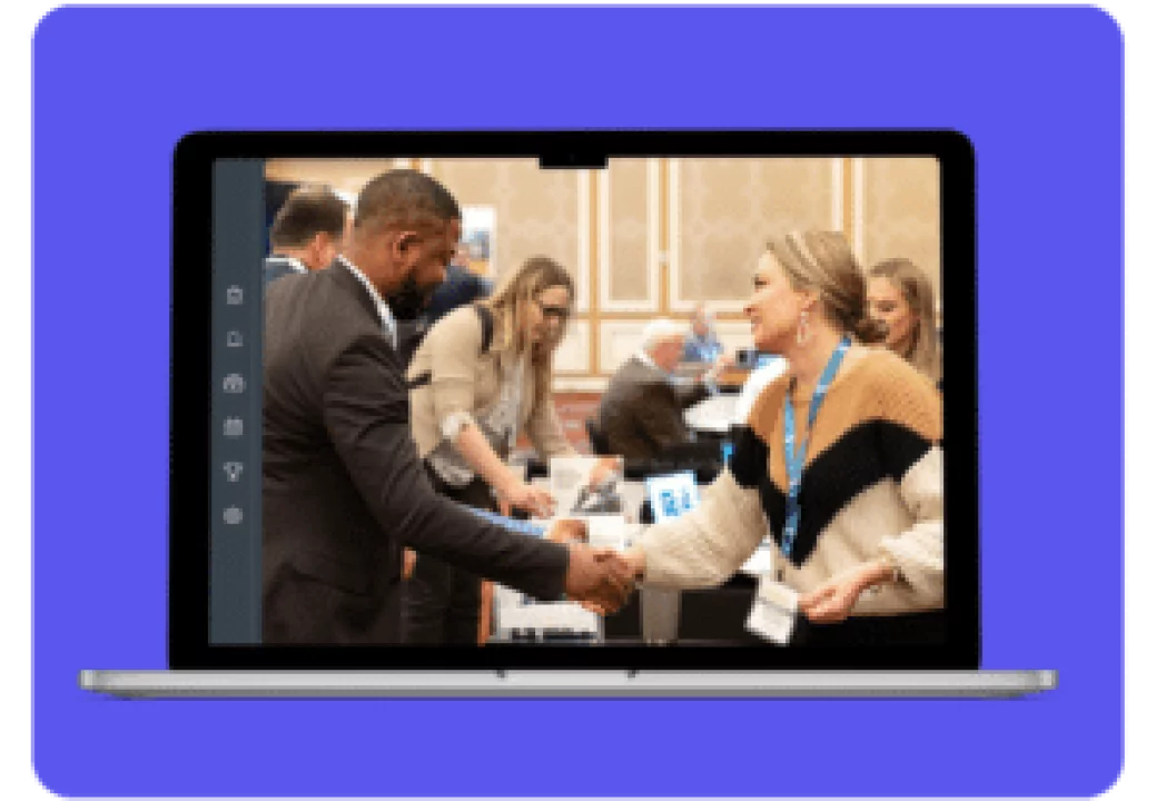 Quartz Network people shaking hands
