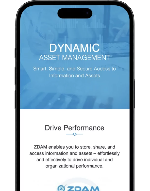 Zdam case study mobile preview